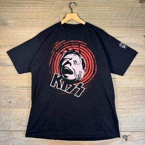 Vintage 1994 Kiss Fork Head Grunge Style Rock T-Shirt Shirt